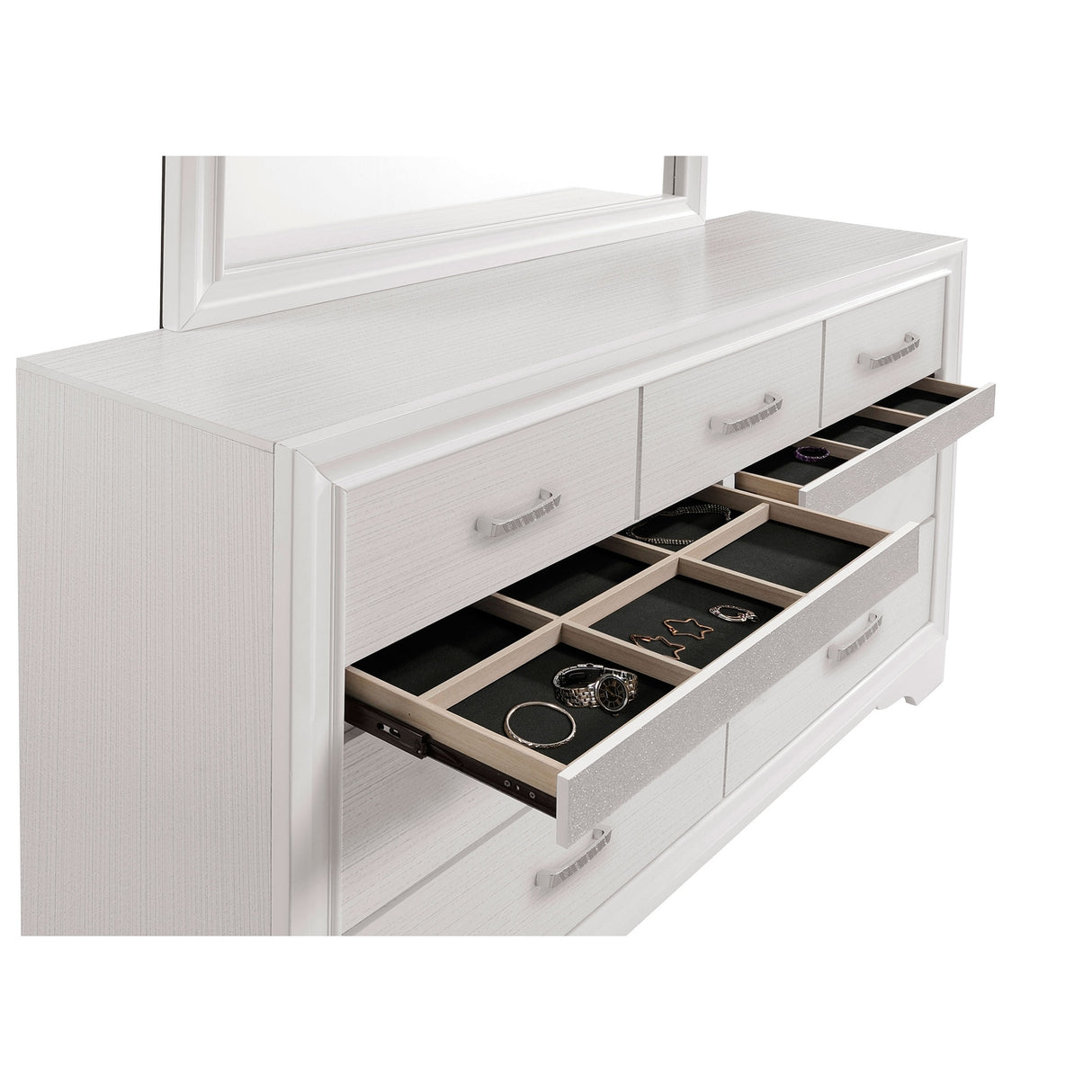Miranda 4-piece Platform Storage Bedroom Set White