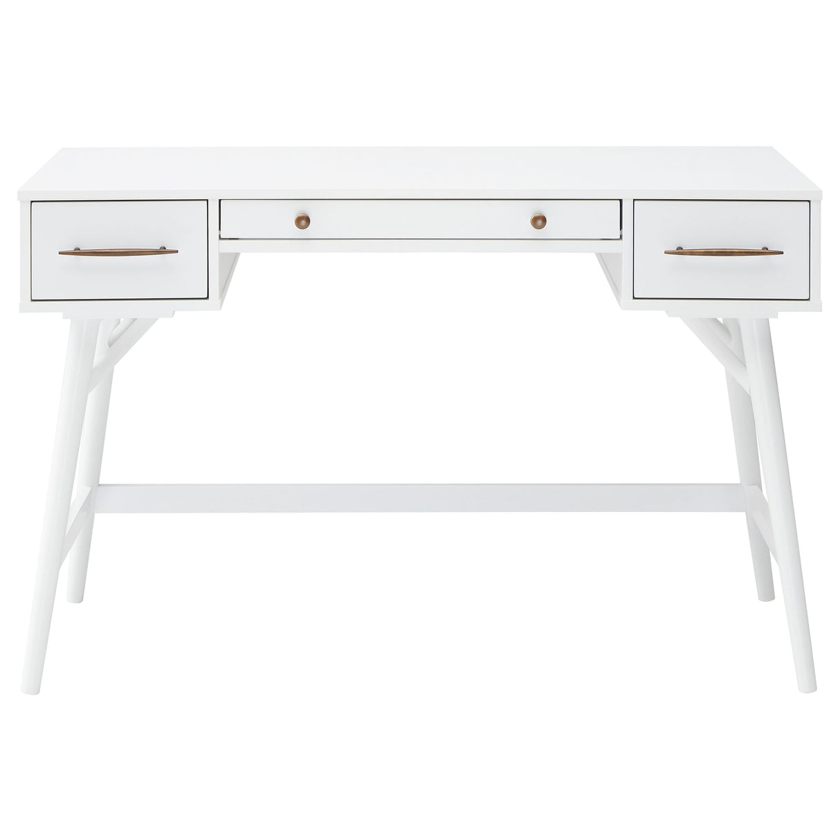 Mugga Mid-Century Modern 3-drawer Writing Desk