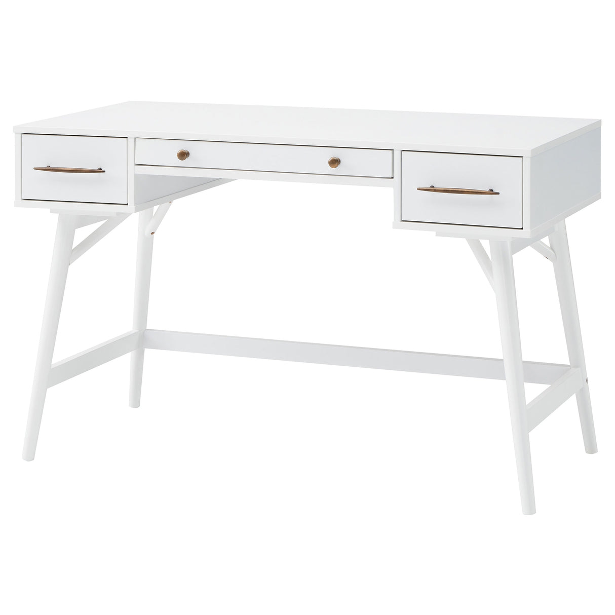 Mugga Mid-Century Modern 3-drawer Writing Desk