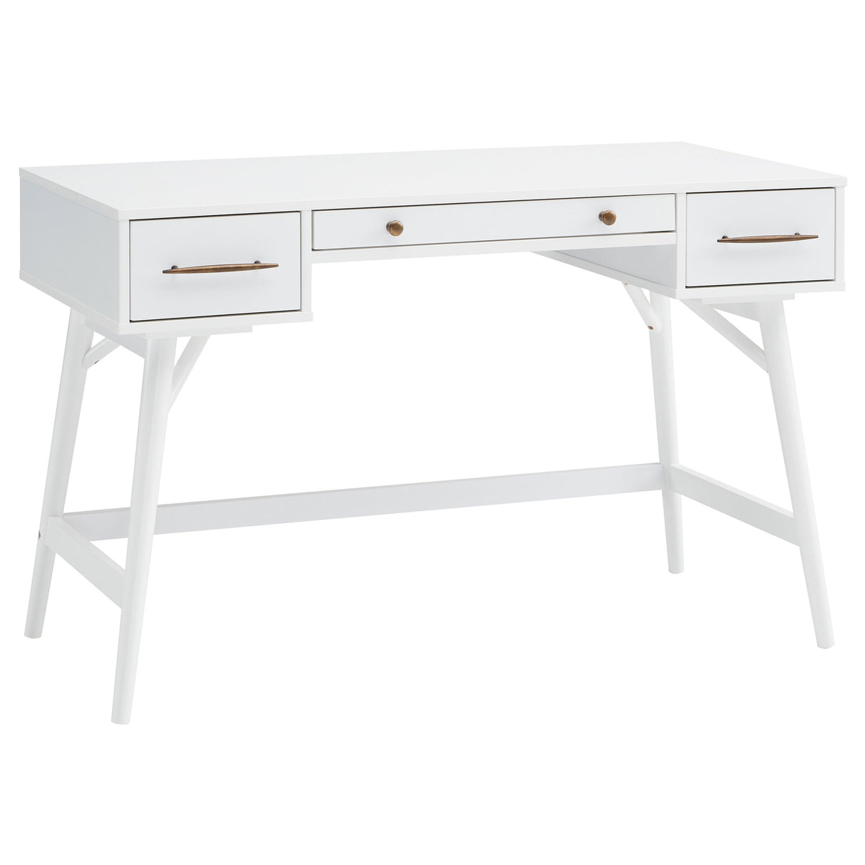 Mugga Mid-Century Modern 3-drawer Writing Desk