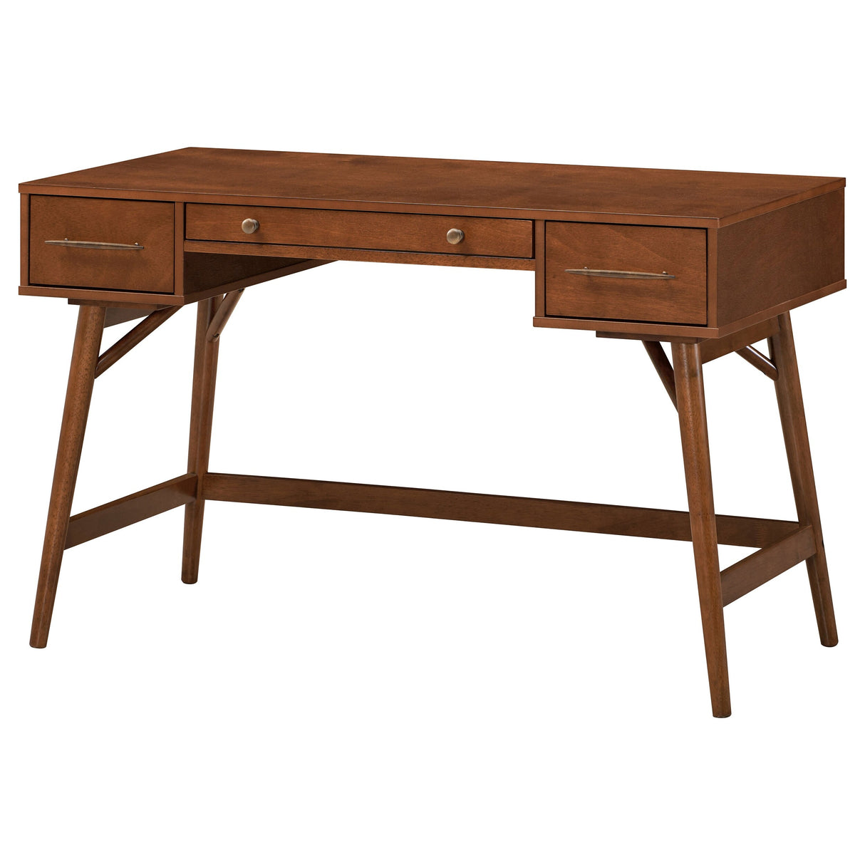 Mugga Mid-Century Modern 3-drawer Writing Desk