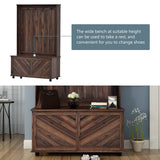 Entryway Storage Bench 3-in-1 Design