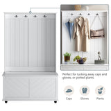 Entryway Storage Bench 3-in-1 Design