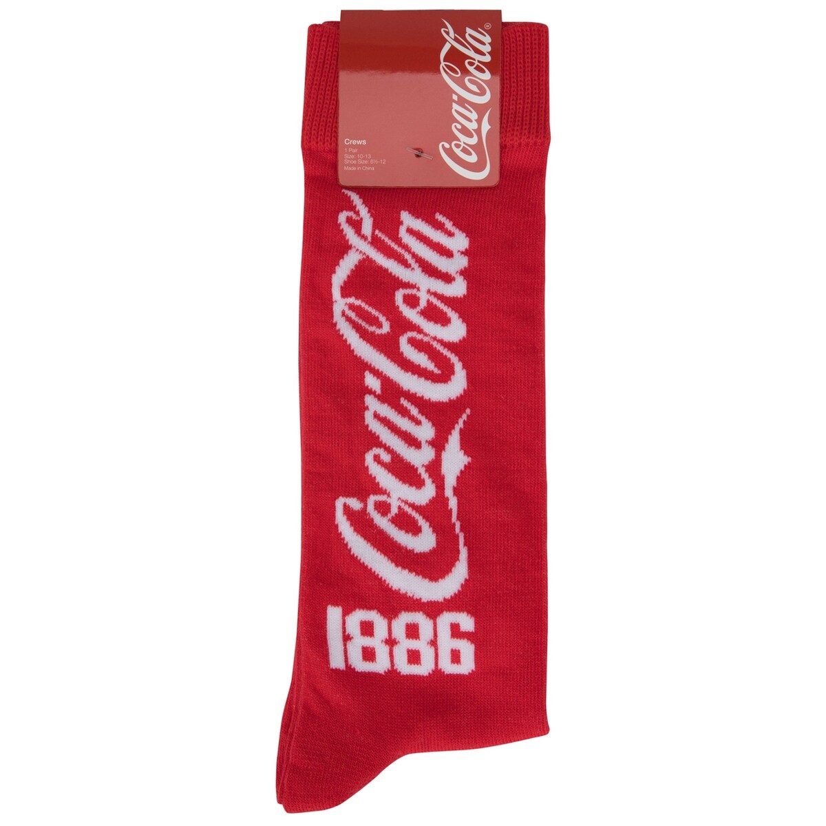 CocaCola 1886 Logo Crew Socks