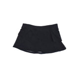 Coco Reef Women's Illusion-Overlay Mesh Skirt Swim Bottom Swimsuit (M, Black)