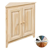 Arch+Haven Solid Wood Corner Cabinet