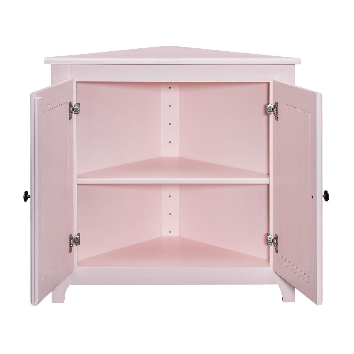 Arch+Haven Solid Wood Corner Cabinet
