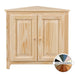 Arch+Haven Solid Wood Corner Cabinet