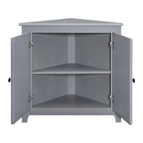 Arch+Haven Solid Wood Corner Cabinet