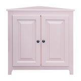 Arch+Haven Solid Wood Corner Cabinet