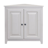 Arch+Haven Solid Wood Corner Cabinet