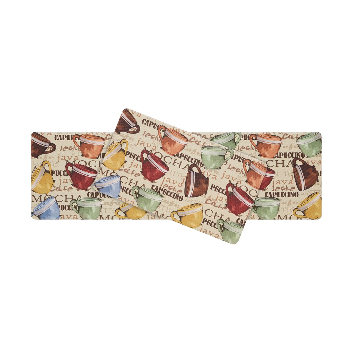 Coffee Cup Party Novelty or Wine Tile Anti-Fatigue Kitchen Wellness Mat