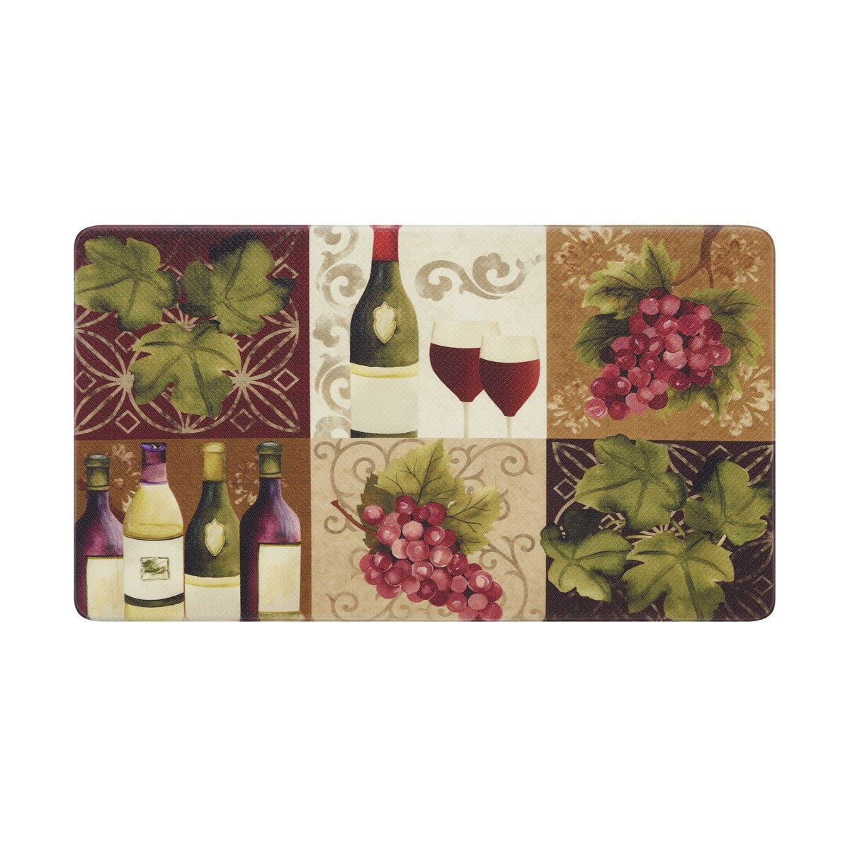Coffee Cup Party Novelty or Wine Tile Anti-Fatigue Kitchen Wellness Mat