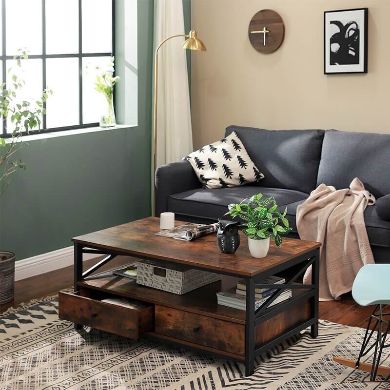 Coffee Table With Drawers