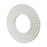 Colby Modern Round Mirror with Carved Frame by Christopher Knight Home - 23.50" W x 0.75" L x 23.50" H