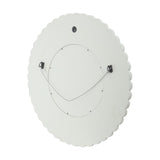 Colby Modern Round Mirror with Carved Frame by Christopher Knight Home - 23.50" W x 0.75" L x 23.50" H