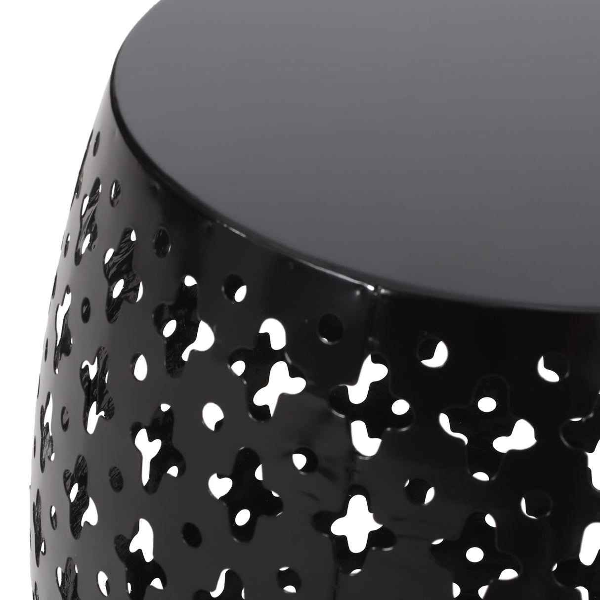 Colcord Outdoor Metal Side Table by Christopher Knight Home
