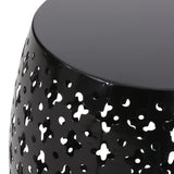 Colcord Outdoor Metal Side Table by Christopher Knight Home