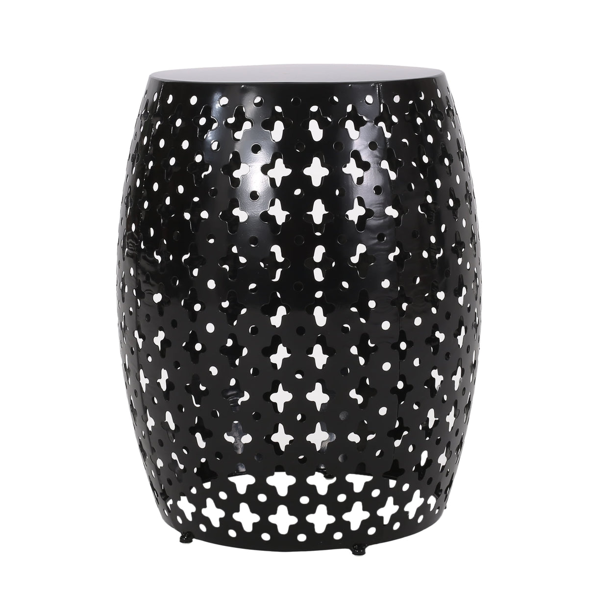 Colcord Outdoor Outdoor Metal Side Tables (Set of 2) by Christopher Knight Home