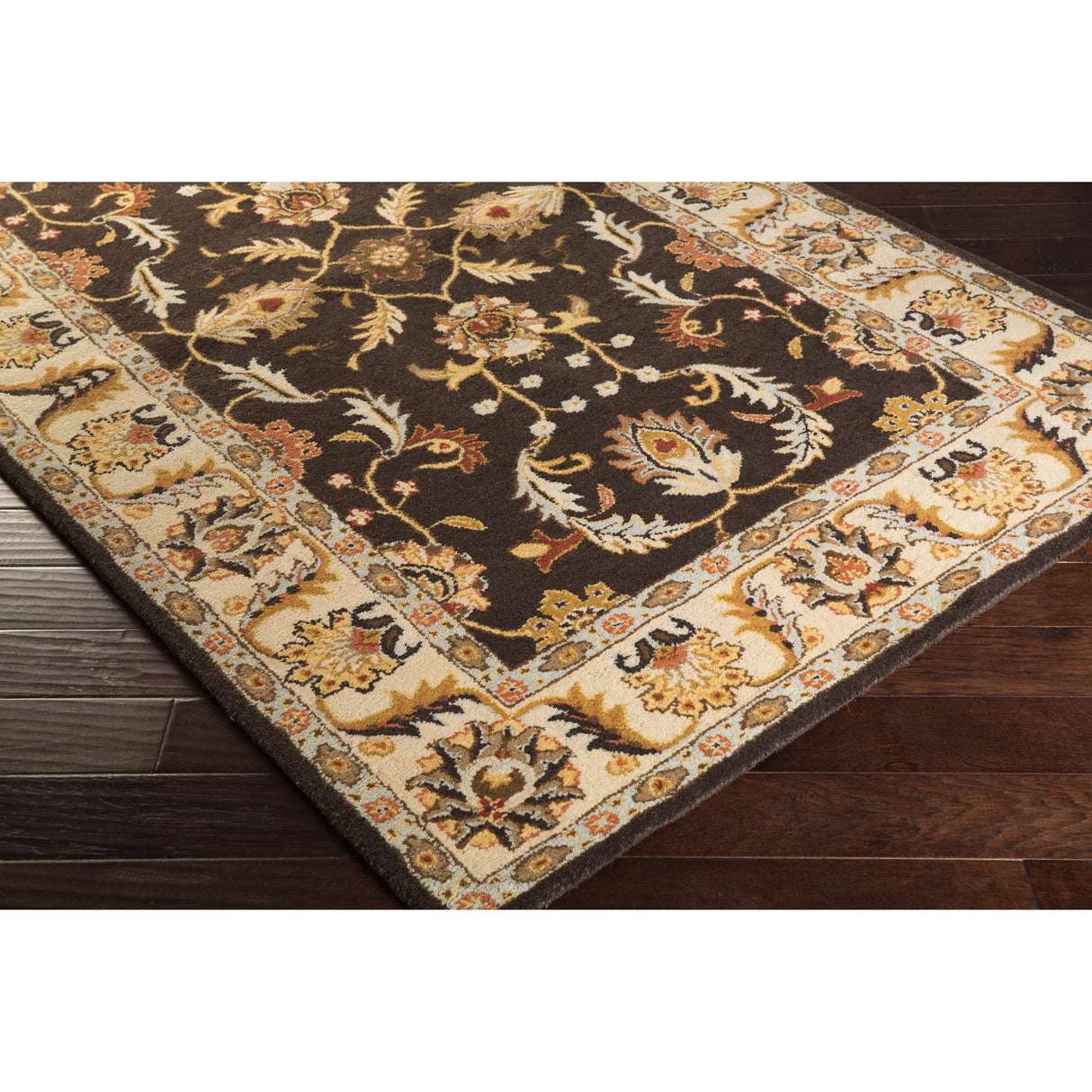 Artistic Weavers Coliseum Hand Tufted Traditional Border Wool Area Rug