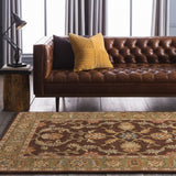 Artistic Weavers Coliseum Hand Tufted Traditional Border Wool Area Rug