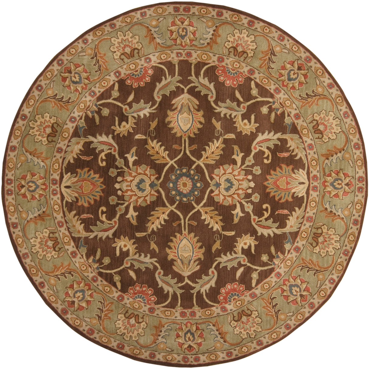 Artistic Weavers Coliseum Hand Tufted Traditional Border Wool Area Rug