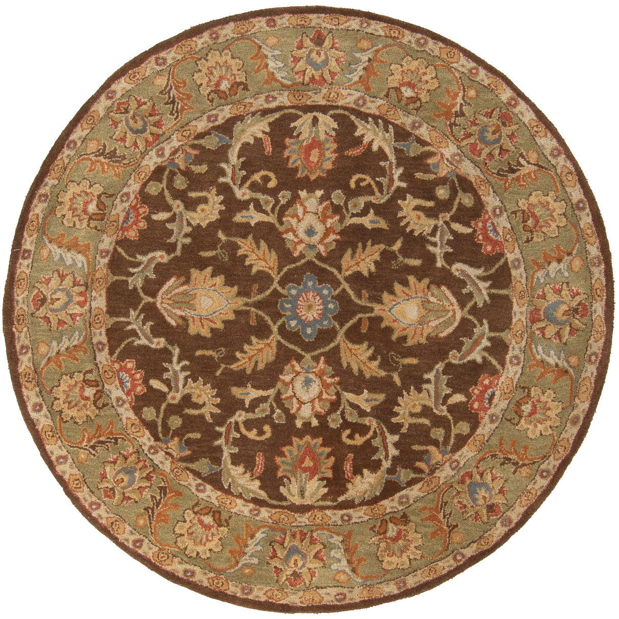 Artistic Weavers Coliseum Hand Tufted Traditional Border Wool Area Rug