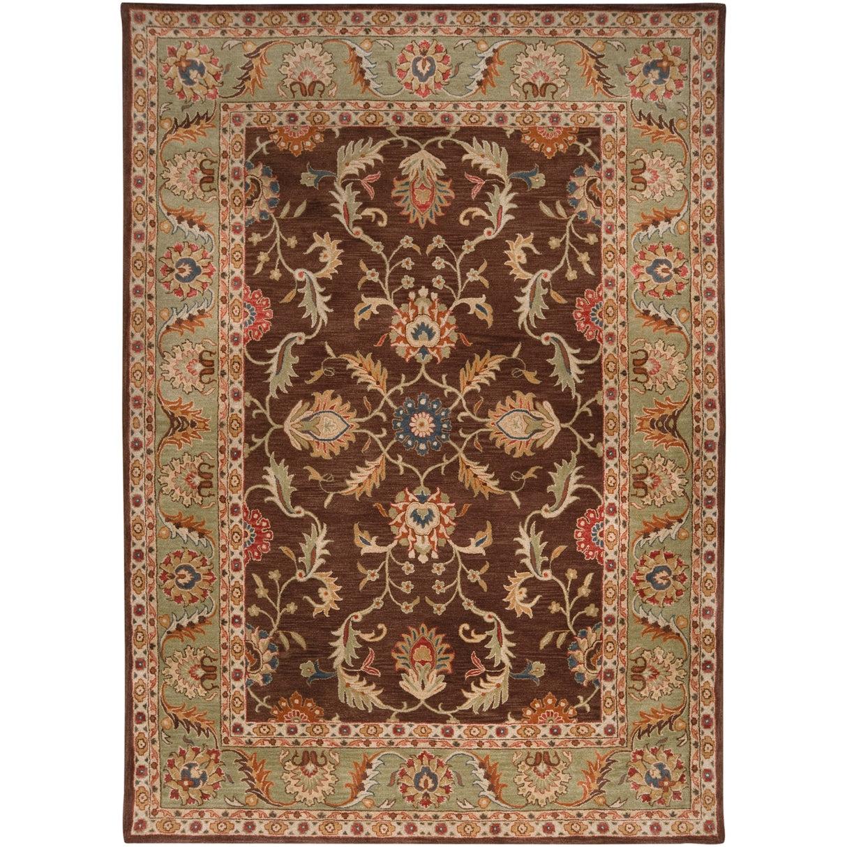 Artistic Weavers Coliseum Hand Tufted Traditional Border Wool Area Rug
