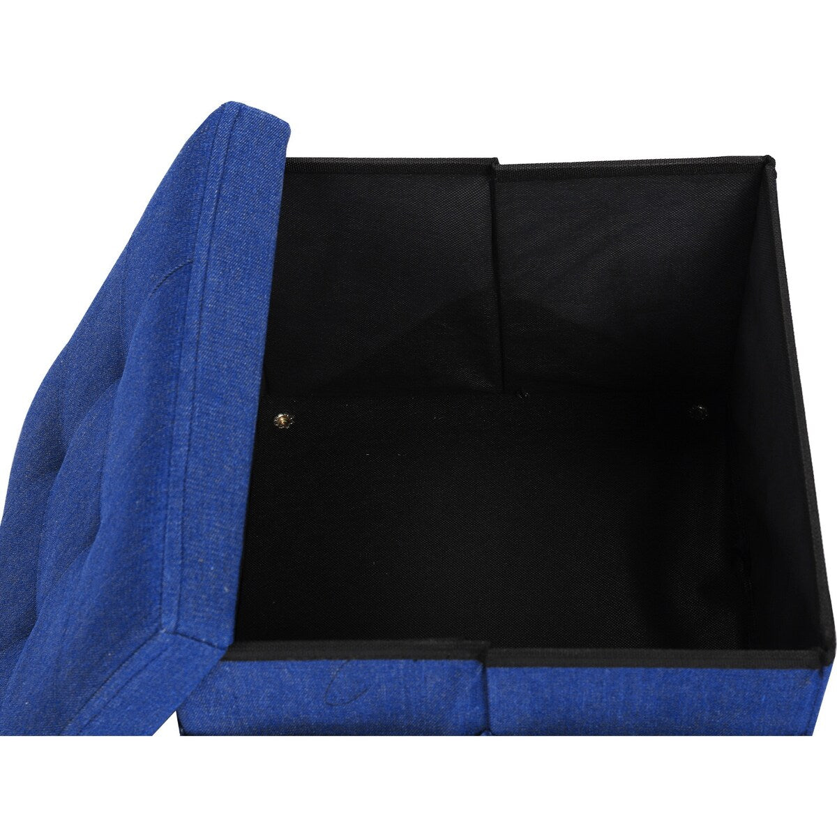 Collapsible Storage Stools,Foot Stool,Comfortable Seat,With Wooden Feet And Lid