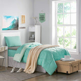 Porch & Den Biles Yucca/Hint of Mint Twin XL Dorm Room Bedding Set