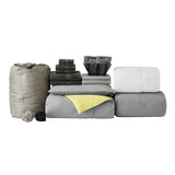 Porch & Den Harglow Yellow/Alloy Grey Twin XL College Dorm Bedding Set