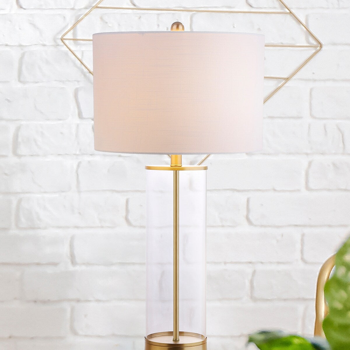 Collins 29.25" Glass LED Table Lamp by JONATHAN Y