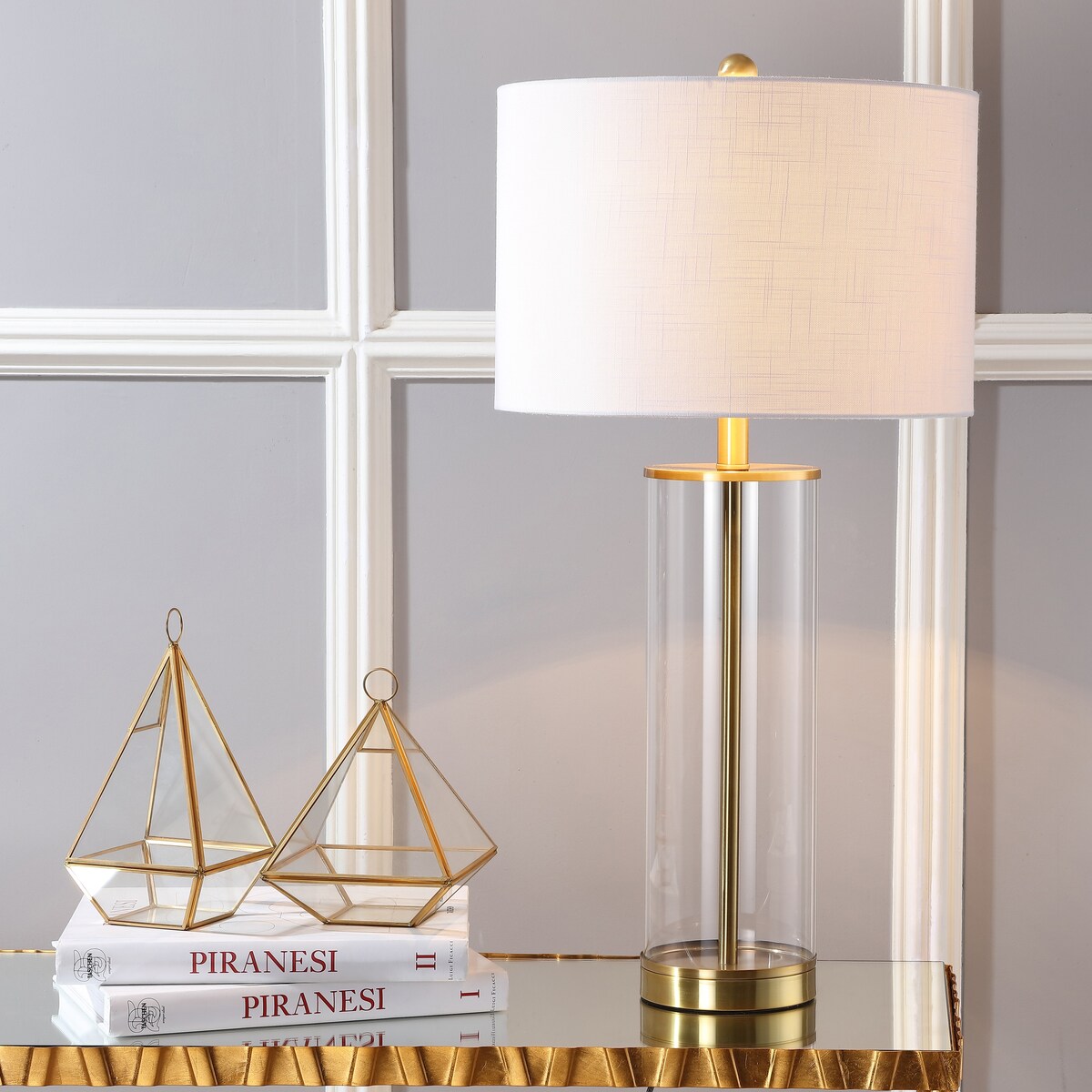 Collins 29.25" Glass LED Table Lamp by JONATHAN Y