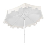 Collins 9 ft. Classic MidCentury Market Patio Umbrella with UV Protection, Auto-Tilt, Crank and Wind Vent, by JONATHAN Y
