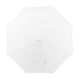 Collins 9 ft. Classic MidCentury Market Patio Umbrella with UV Protection, Auto-Tilt, Crank and Wind Vent, by JONATHAN Y