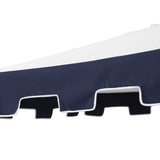 Collins 9 ft. Classic MidCentury Market Patio Umbrella with UV Protection, Auto-Tilt, Crank and Wind Vent, by JONATHAN Y
