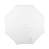 Collins 9 ft. Classic MidCentury Market Patio Umbrella with UV Protection, Auto-Tilt, Crank and Wind Vent, by JONATHAN Y