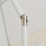Collins 9 ft. Classic MidCentury Market Patio Umbrella with UV Protection, Auto-Tilt, Crank and Wind Vent, by JONATHAN Y