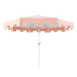 Collins 9 ft. Classic MidCentury Market Patio Umbrella with UV Protection, Auto-Tilt, Crank and Wind Vent, by JONATHAN Y