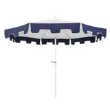 Collins 9 ft. Classic MidCentury Market Patio Umbrella with UV Protection, Auto-Tilt, Crank and Wind Vent, by JONATHAN Y