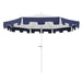 Collins 9 ft. Classic MidCentury Market Patio Umbrella with UV Protection, Auto-Tilt, Crank and Wind Vent, by JONATHAN Y