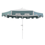 Collins 9 ft. Classic MidCentury Market Patio Umbrella with UV Protection, Auto-Tilt, Crank and Wind Vent, by JONATHAN Y