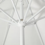 Collins 9 ft. Classic MidCentury Market Patio Umbrella with UV Protection, Auto-Tilt, Crank and Wind Vent, by JONATHAN Y