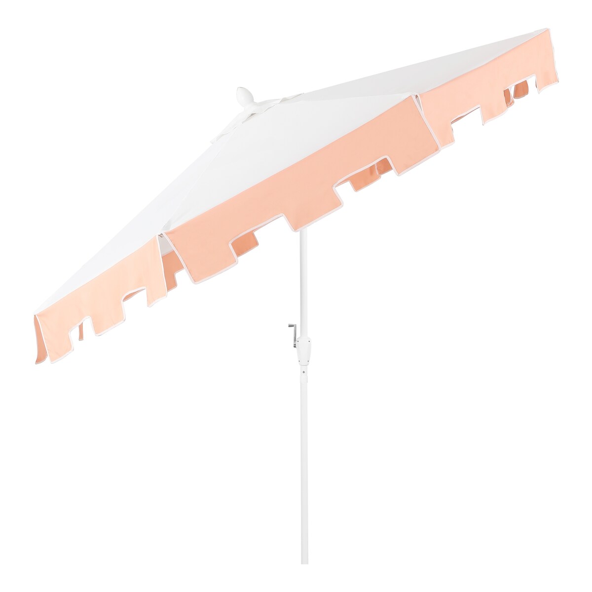 Collins 9 ft. Classic MidCentury Market Patio Umbrella with UV Protection, Auto-Tilt, Crank and Wind Vent, by JONATHAN Y