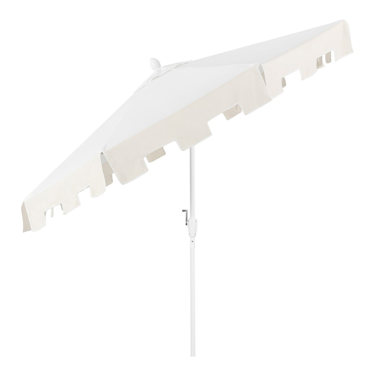 Collins 9 ft. Classic MidCentury Market Patio Umbrella with UV Protection, Auto-Tilt, Crank and Wind Vent, by JONATHAN Y
