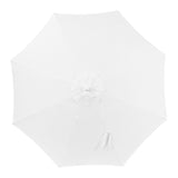 Collins 9 ft. Classic MidCentury Market Patio Umbrella with UV Protection, Auto-Tilt, Crank and Wind Vent, by JONATHAN Y