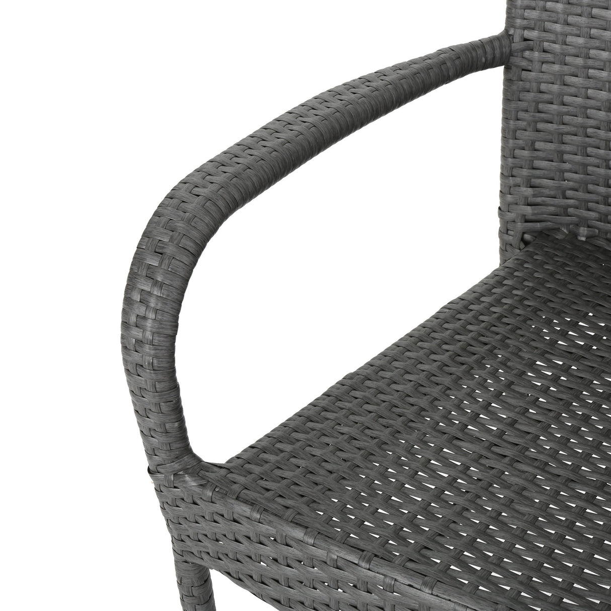Collins Outdoor 5 Piece Acacia Wood and Wicker Dining Set by Christopher Knight Home