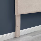Collymore Natural Sherpa Fleece Headboard