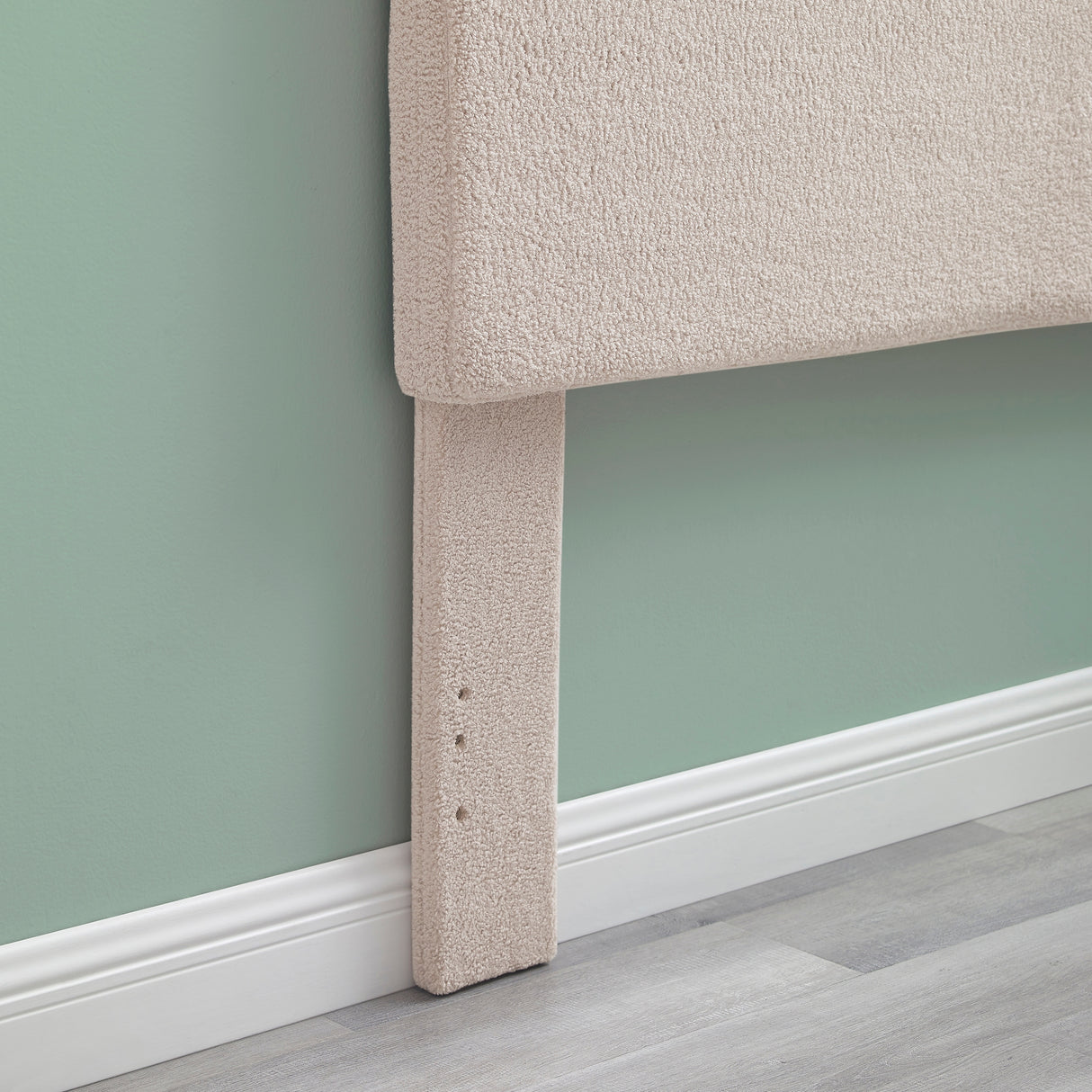 Collymore Natural Sherpa Fleece Headboard