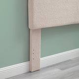 Collymore Natural Sherpa Fleece Headboard